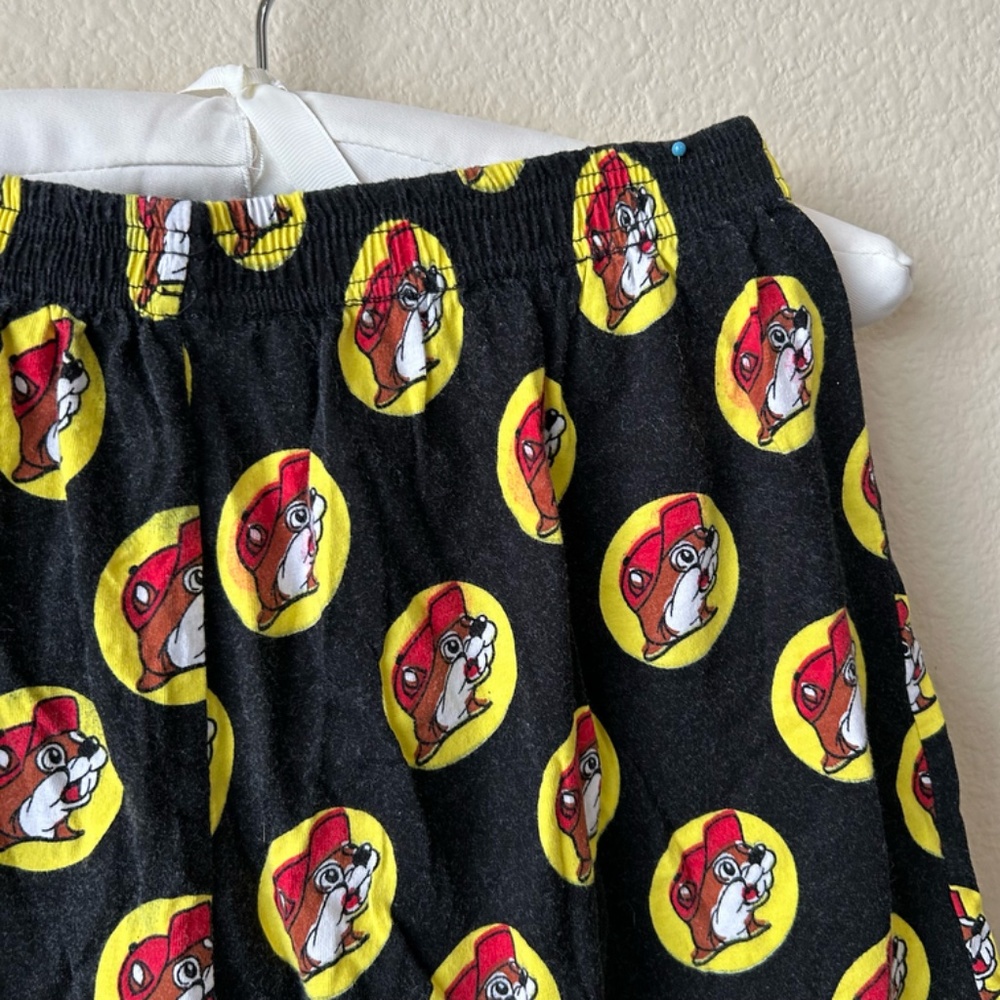 Shorts Boxer Style Bucee's Logo all over Black Red Yellow by Bucee's Child Large - Picture 7 of 12